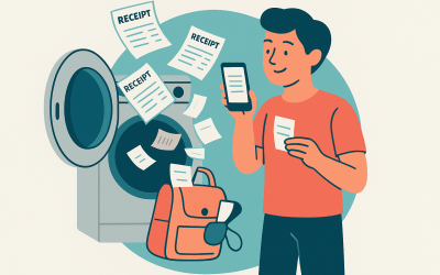 How to Keep Receipts from Disappearing Like Socks in the Dryer